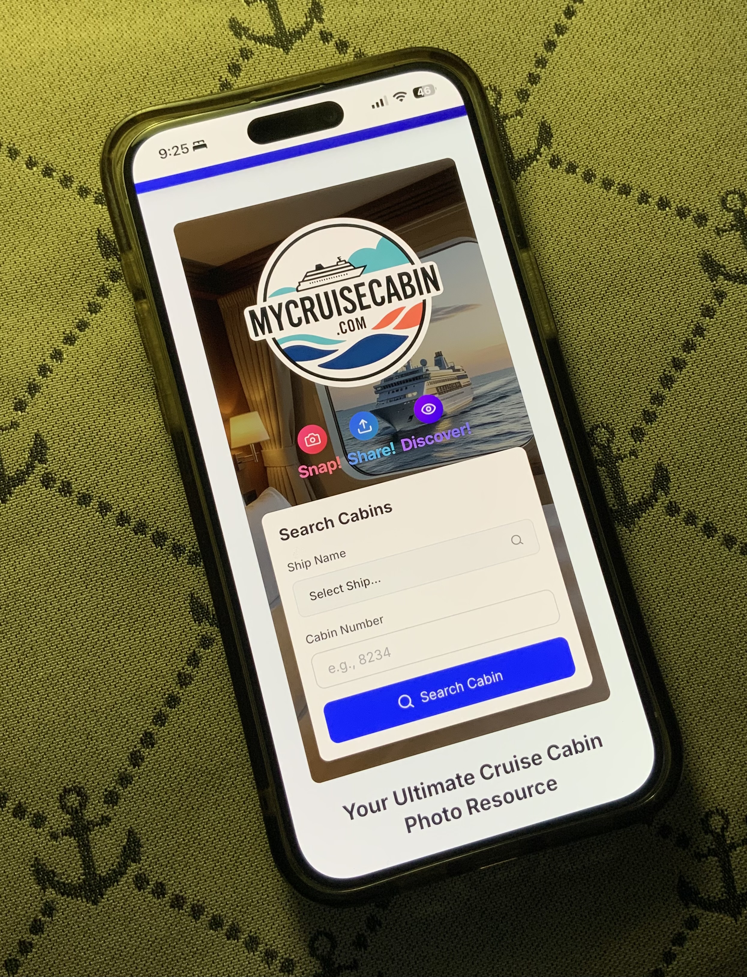 We Provide the Platform, You Provide the Photos: Crowdsourcing Cruise Cabin Magic at MyCruiseCabin.com