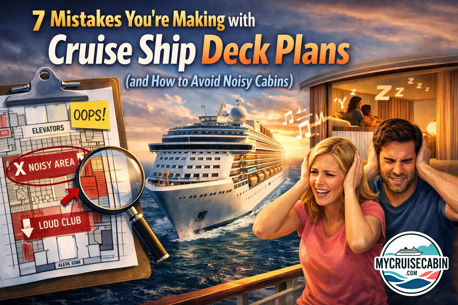 7 Mistakes You're Making with Cruise Ship Deck Plans (and How to Avoid Noisy Cabins)
