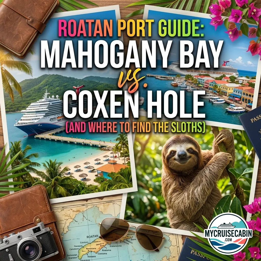 Roatan Port Guide: Mahogany Bay vs. Coxen Hole (And Where to Find the Sloths)