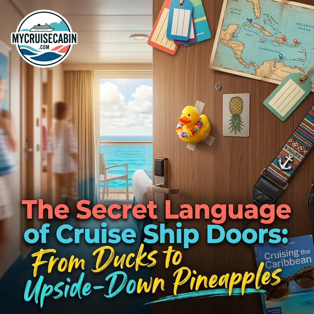 The Secret Language of Cruise Ship Doors: From Ducks to Upside-Down Pineapples