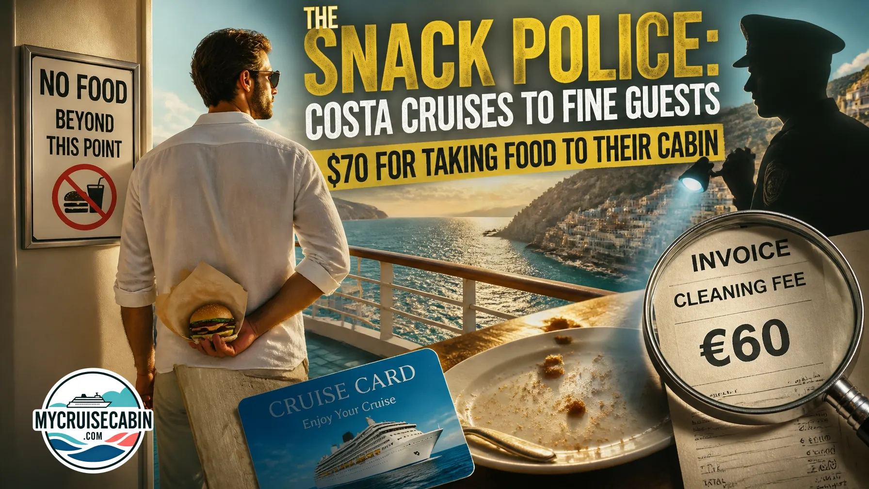 The Snack Police: Costa Cruises to Fine Guests $70 for Taking Food to Their Cabin