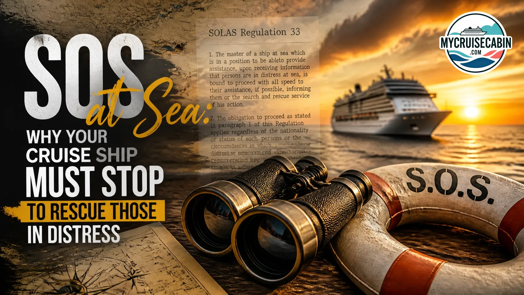 SOS at Sea: Why Your Cruise Ship Must Stop to Rescue Those in Distress
