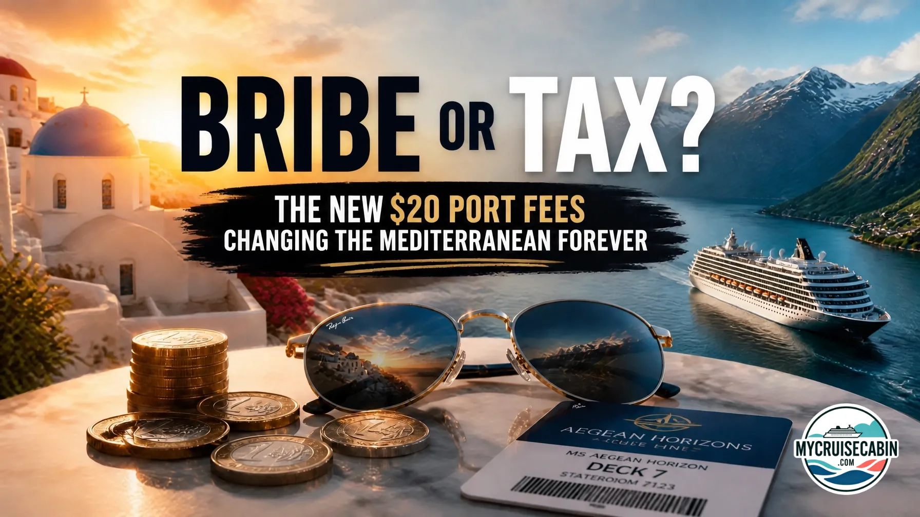 Bribe or Tax? The New $20 Port Fees Changing the Mediterranean Forever