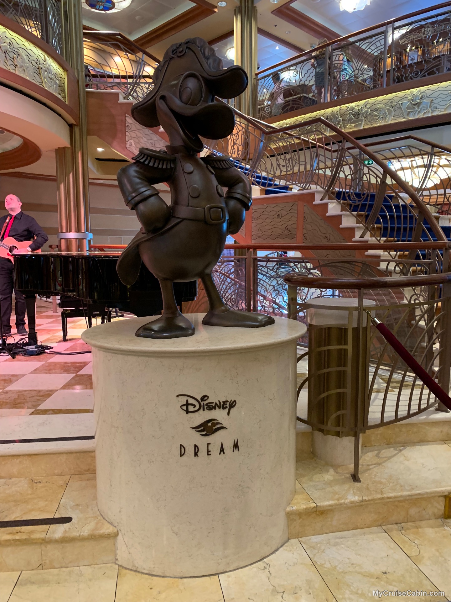 Disney Dream Atrium Donald Statue - Other