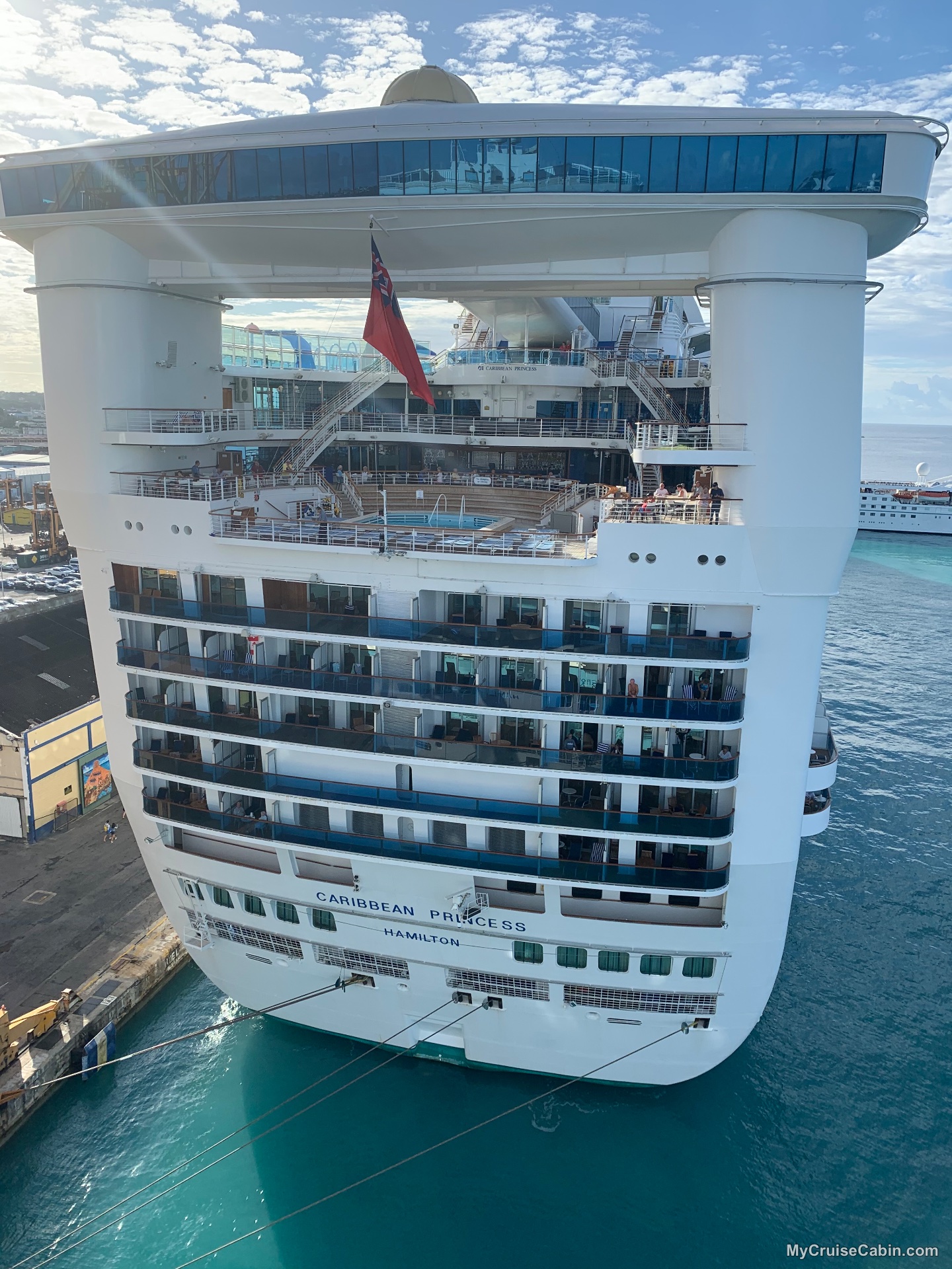 Aft of Caribbean Princess