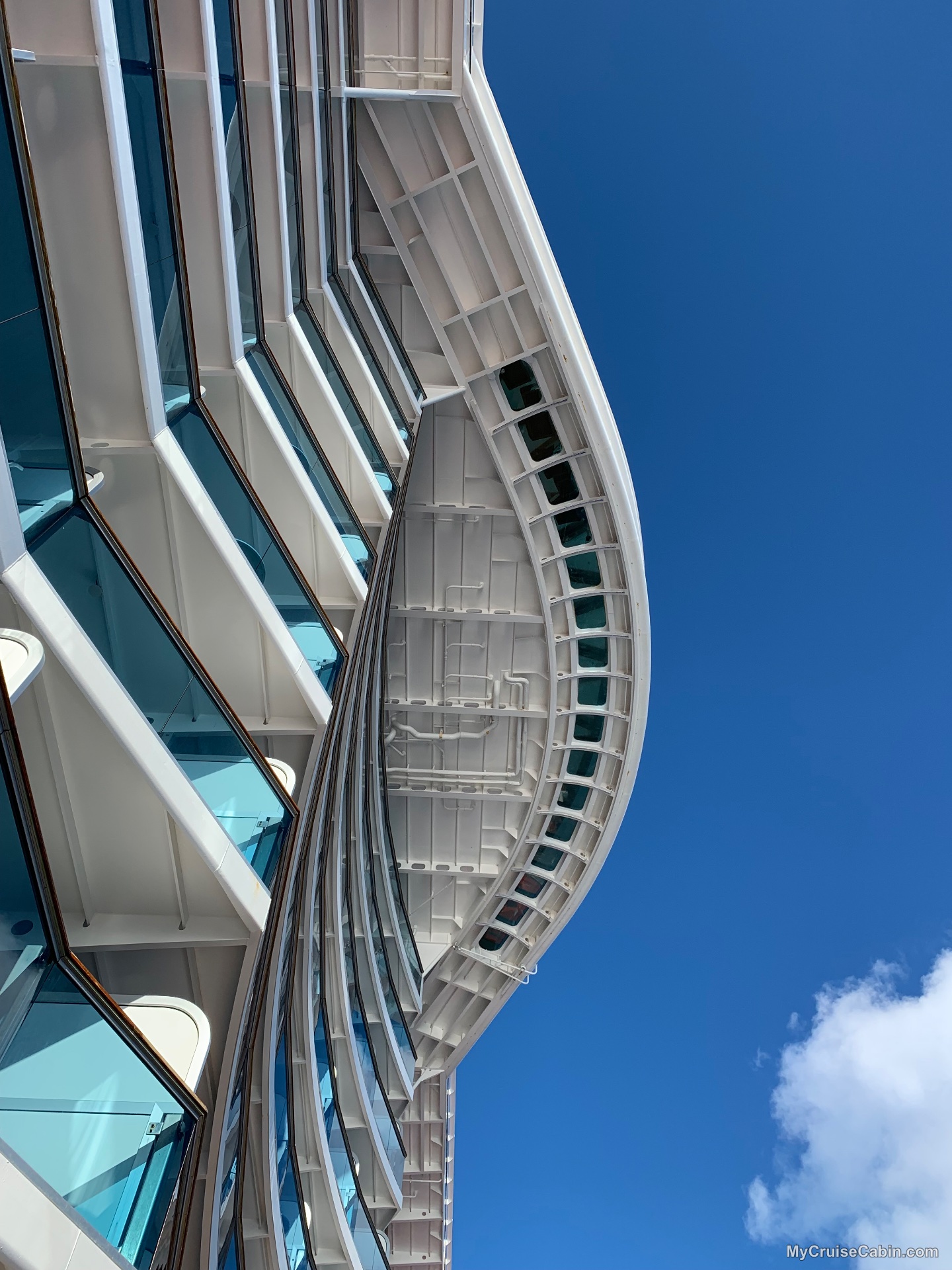 Sky walk from promenade deck
