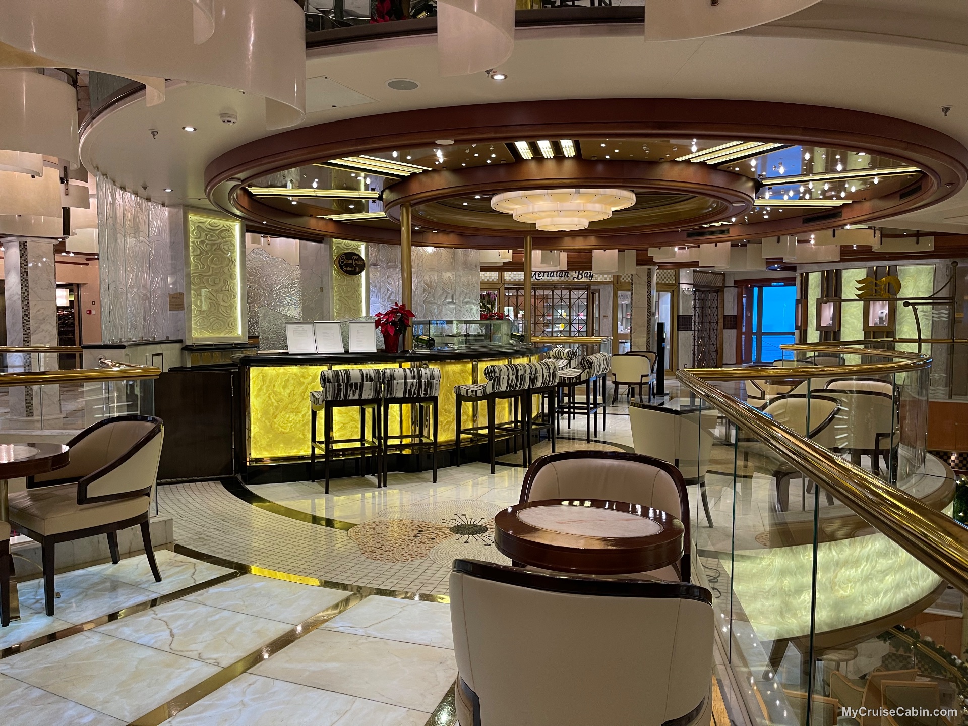 Regal Princess Ocean Terrace Seafood Bar - Bar