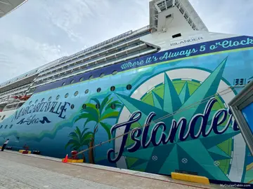 Islander at the dock