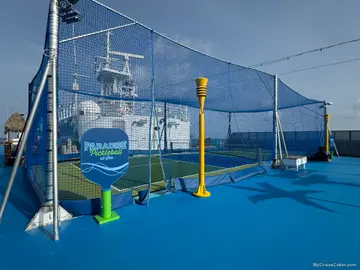 Sports court pickle ball court 