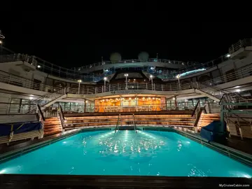 Aft Pool at night