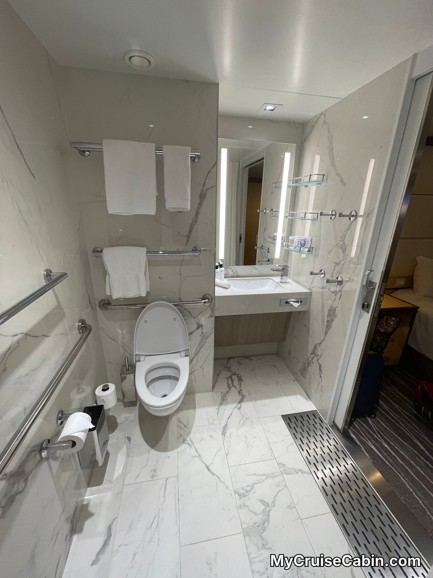 Majestic Princess Cabin C303 - Bathroom