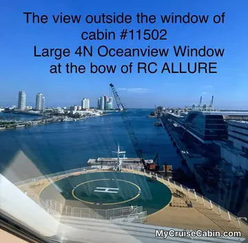Cabin 11502 on Allure of the Seas