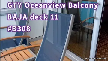 Cabin B308 on Caribbean Princess