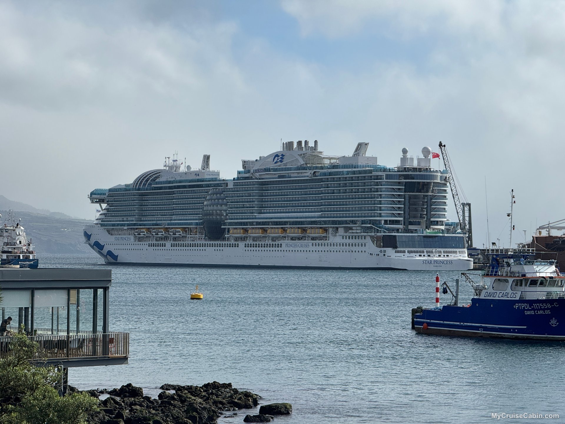 Star Princess Docked in Azores Islands, Portugal - Exterior