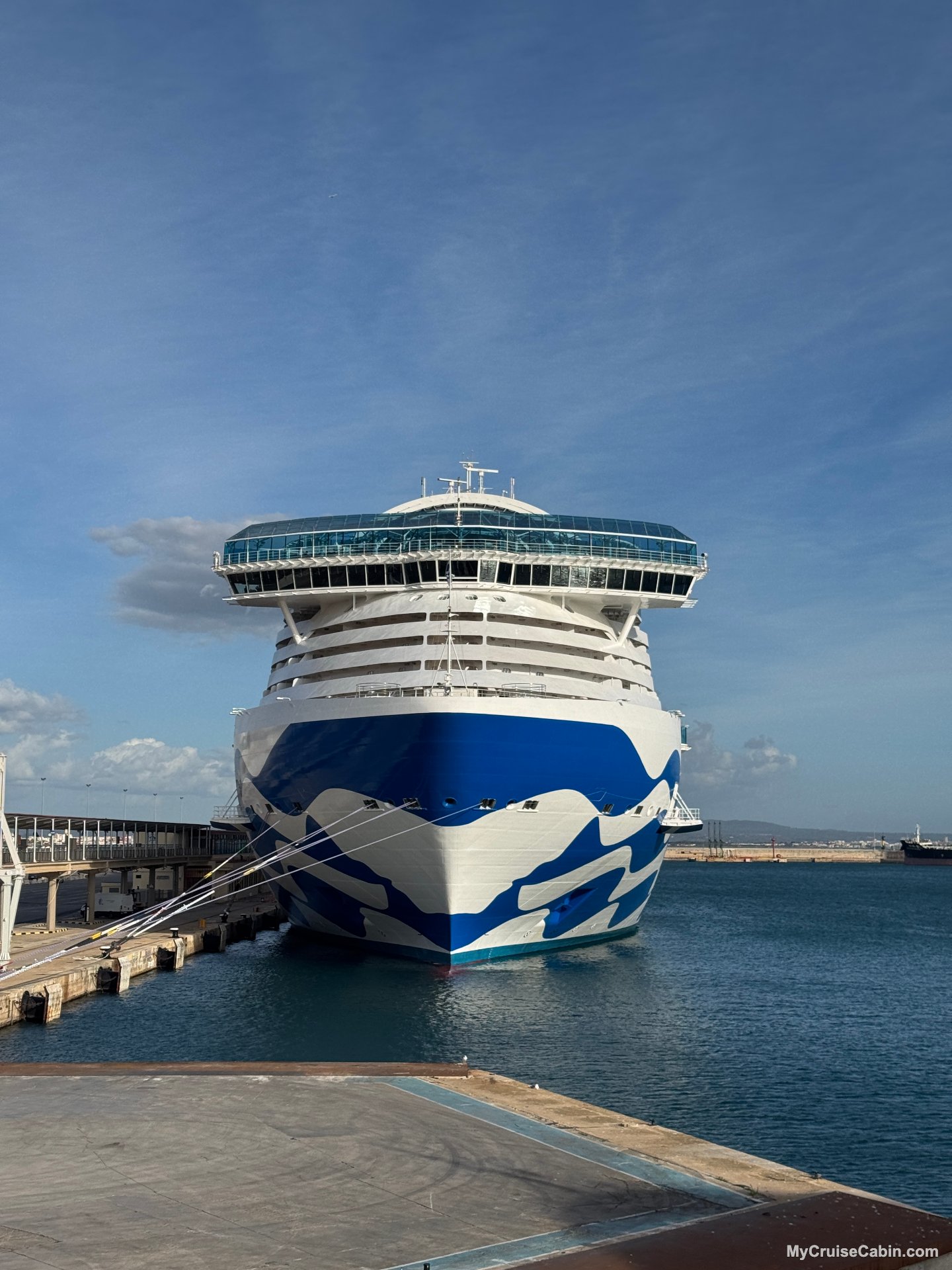 Star Princess Docked in Mallorca, Spain - Exterior