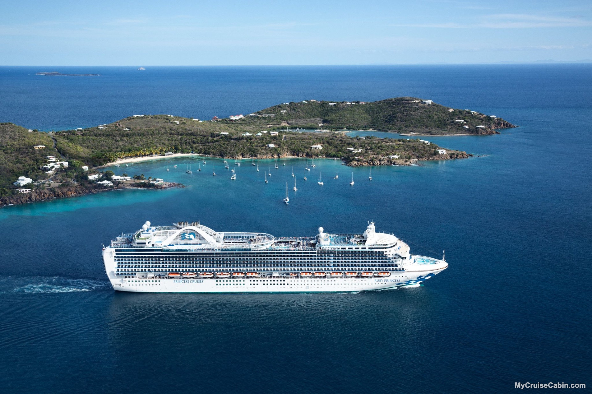 Ruby Princess in St. Thomas