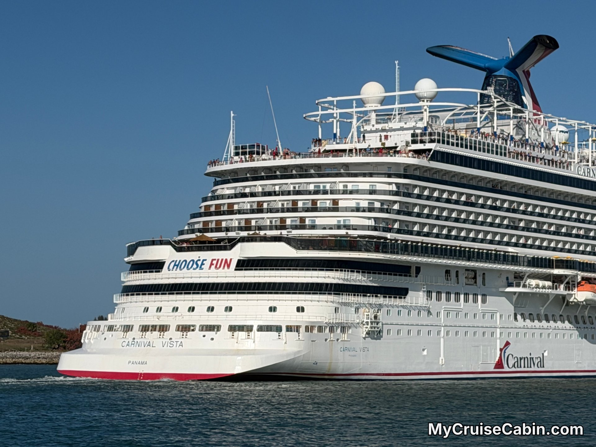 Carnival Vista Stern - Exterior