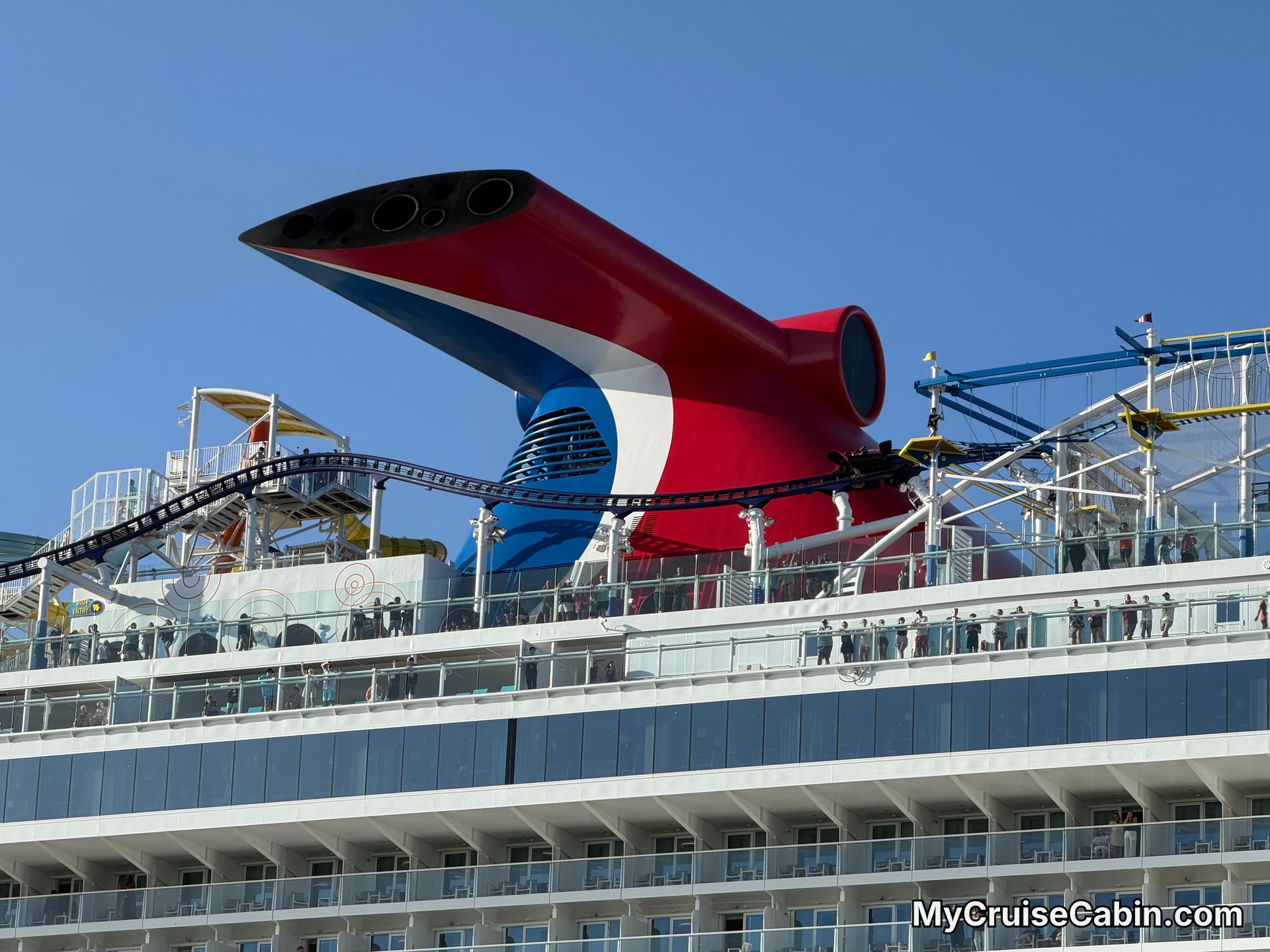 Carnival Mardi Gras Funnel - Exterior