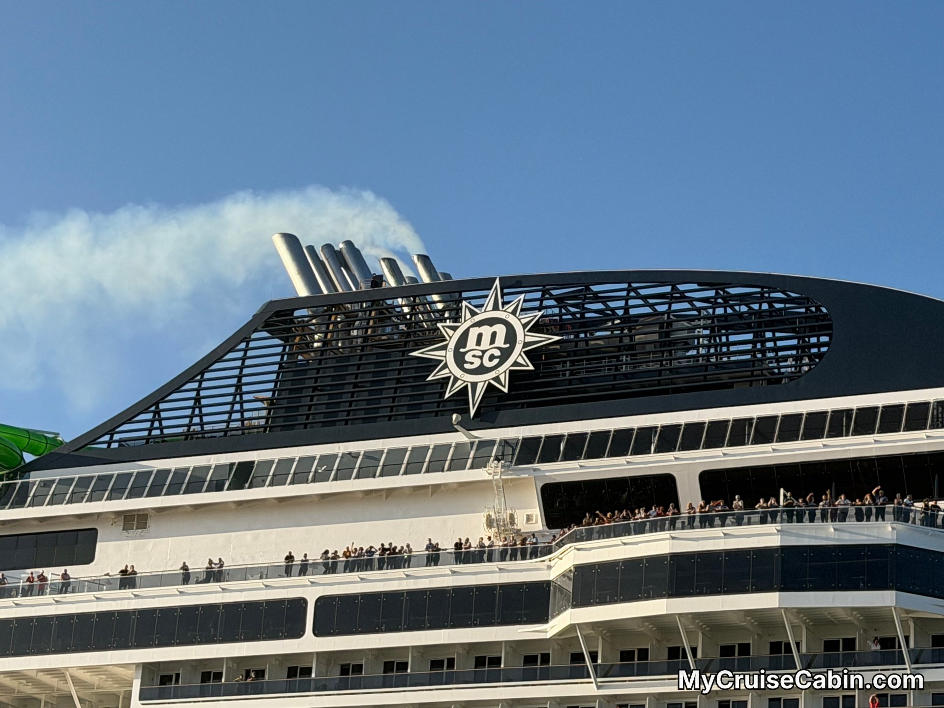 MSC Grandiosa Funnel - Exterior