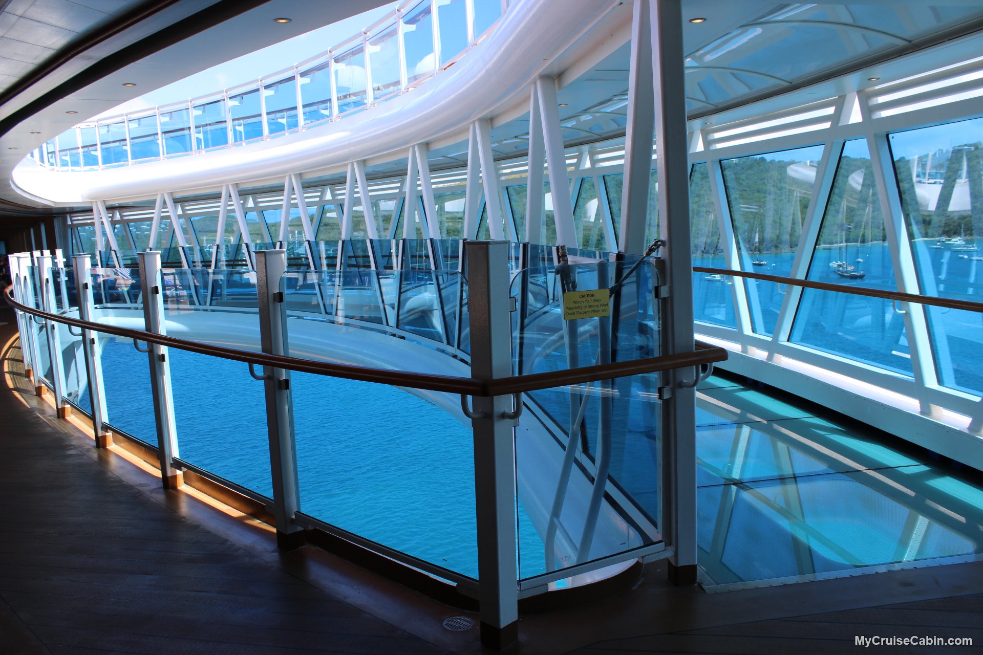 a glass-floored walkway called the SeaWalk