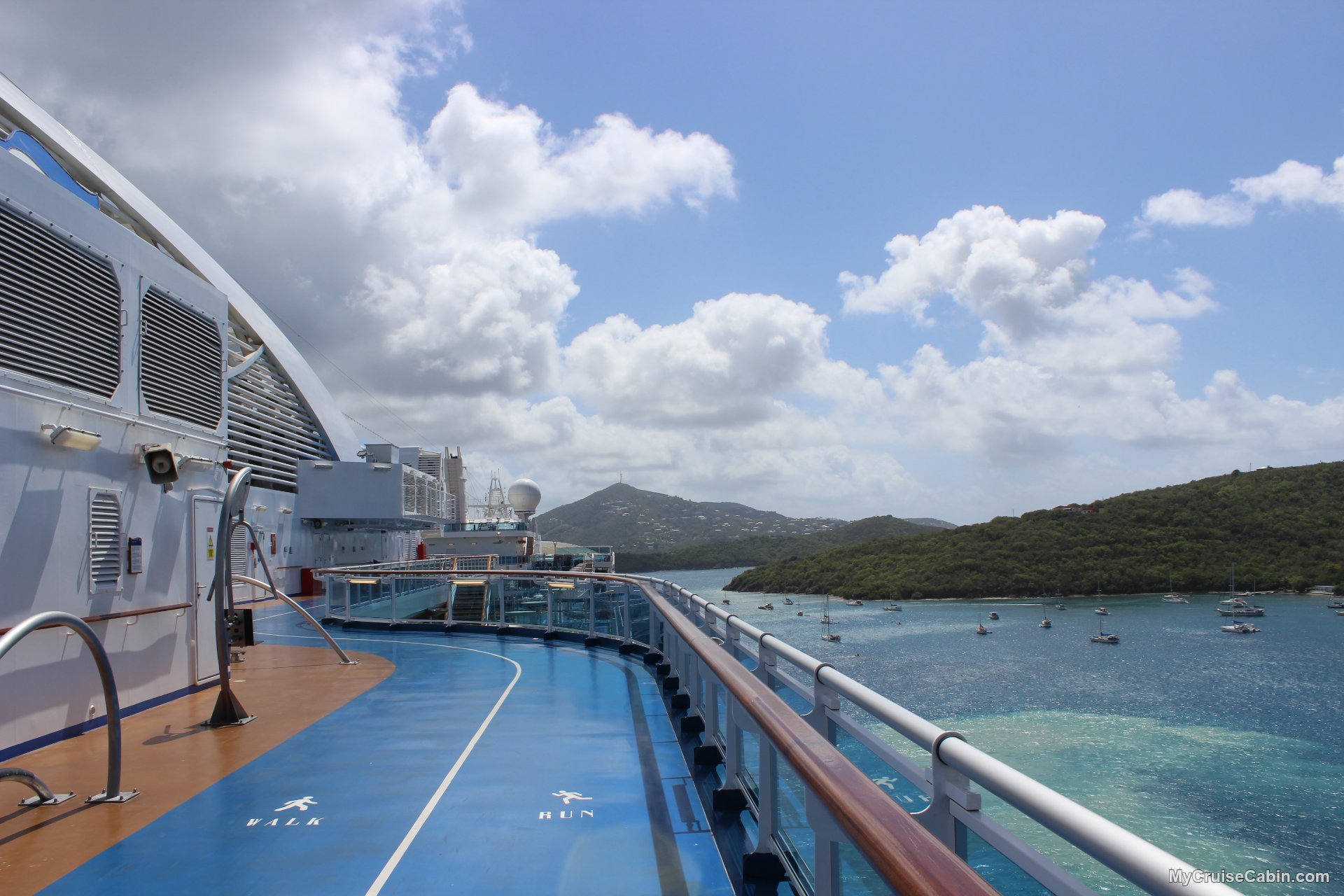 track on top deck
