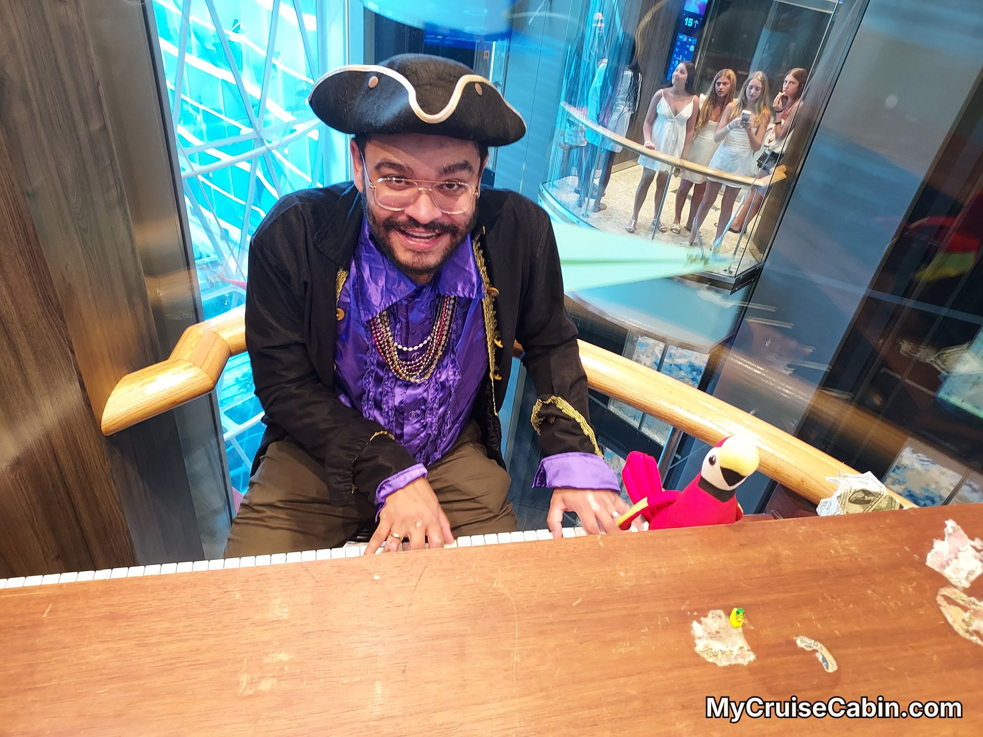 entertainment in the elevator
