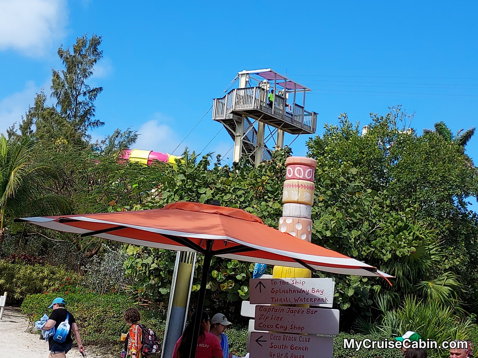 Perfect Day Coco Cay - Little Stirrup Cay zip line - Port Excursion Photo