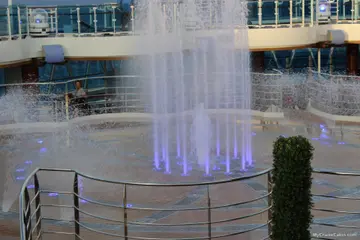 pool at night