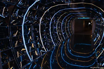 mirrored hallway