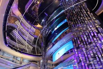 main floor looking up