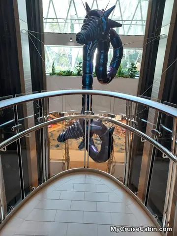 looking down elevators