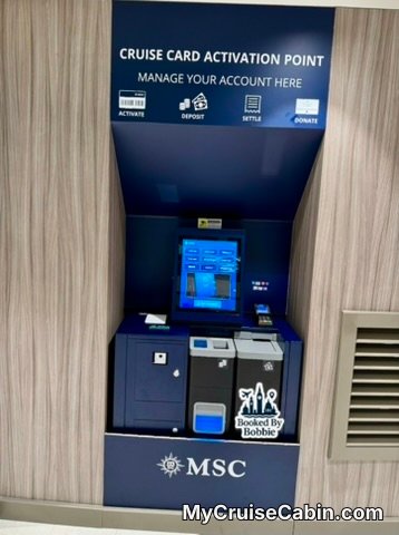Kiosk to register credit card