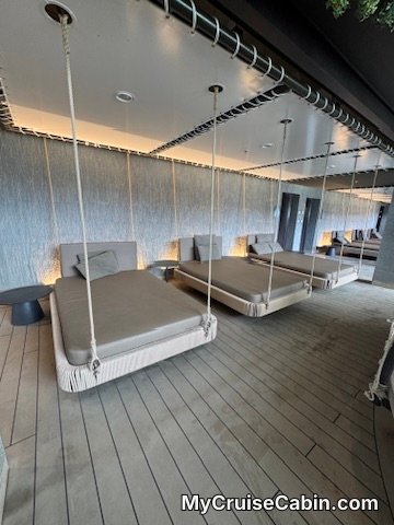 MSC World America Free Pool Beds - Pool