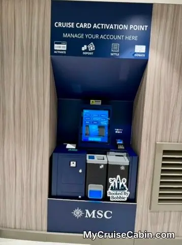 Kiosk to register credit card