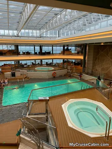 Indoor pool area