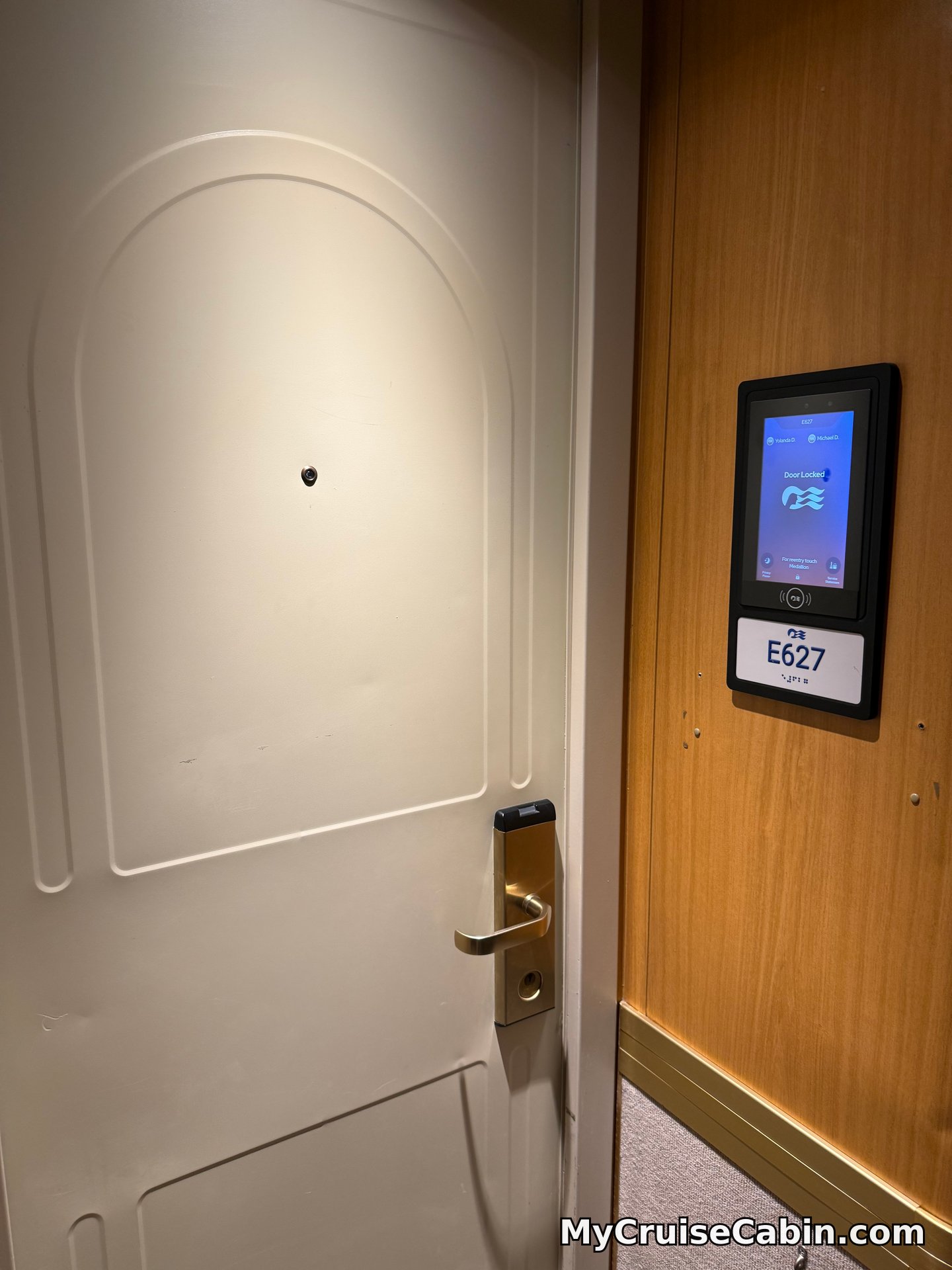 Cabin E627 on Caribbean Princess