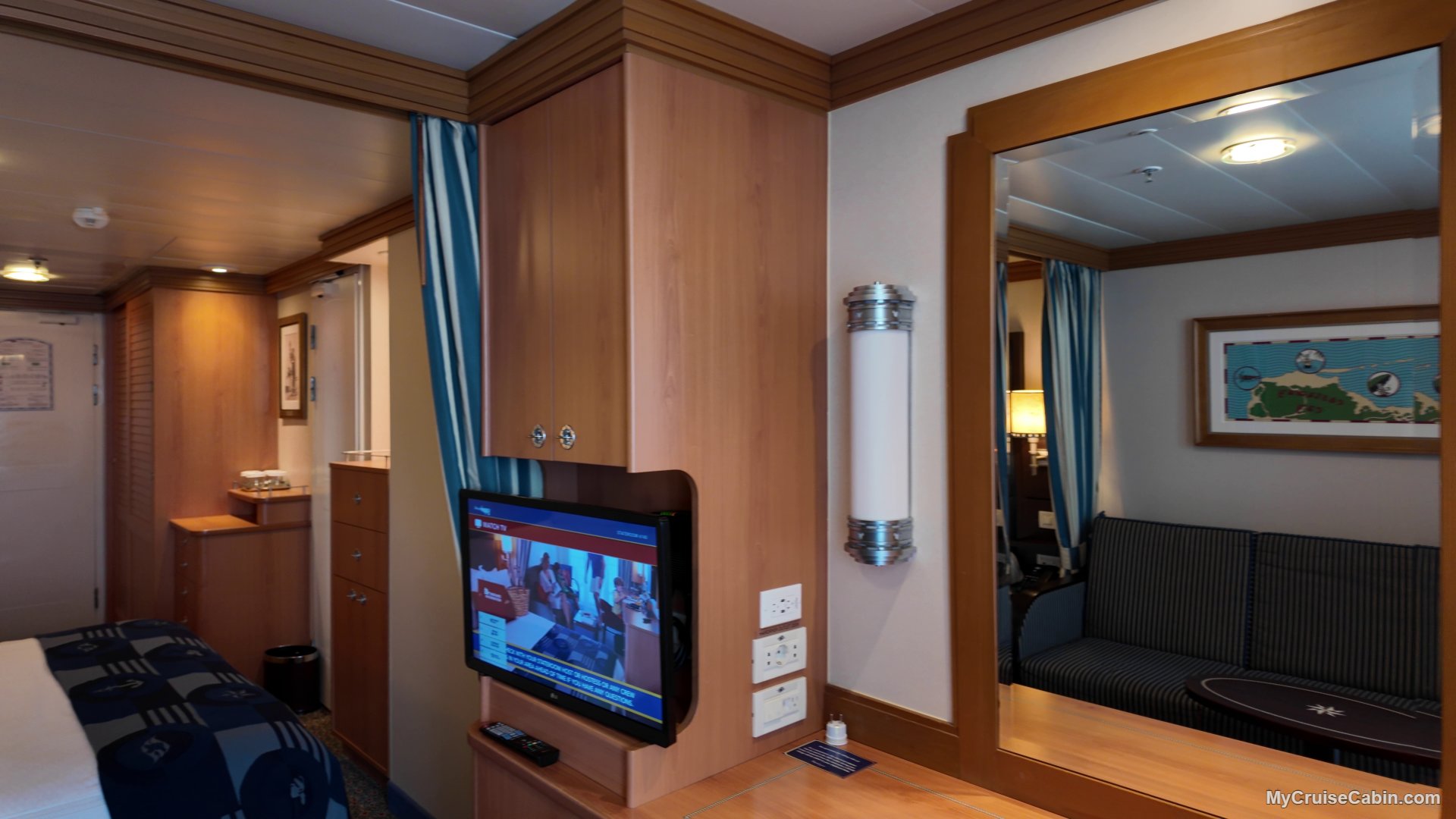 Disney Wonder Cabin 6140 - Interior