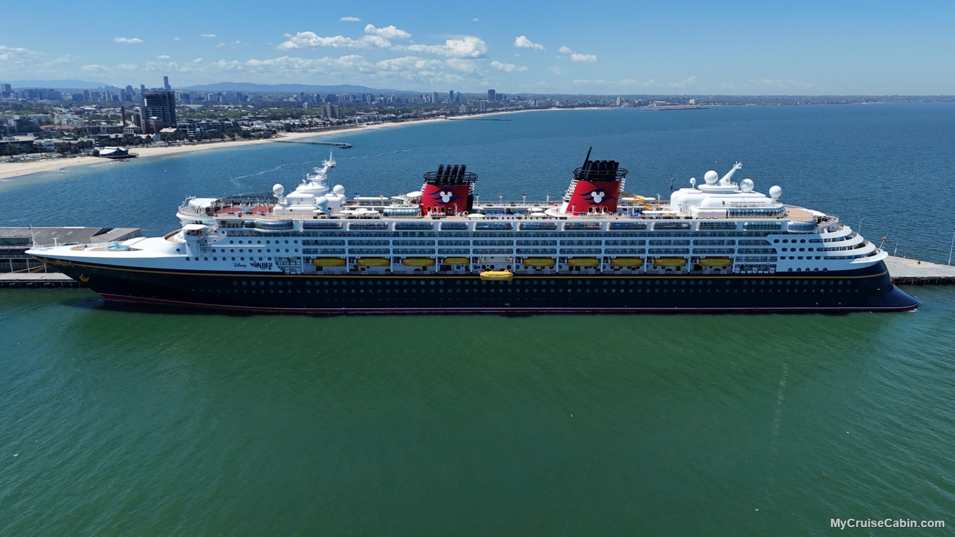 Disney Wonder Station Pier, Melbourne (Drone) - Exterior